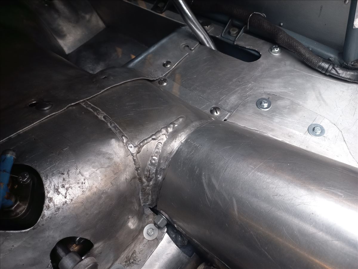 Talbot Lago, plancher en aluminium, photo 8