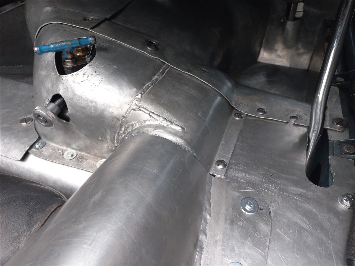 Talbot Lago, plancher en aluminium, photo 9