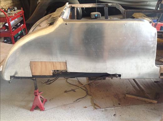 Panneau latéral en aluminium nu