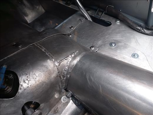 Talbot Lago, plancher en aluminium, photo 8